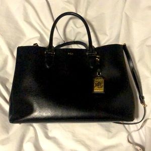 Ralph Lauren Newbury double zip purse